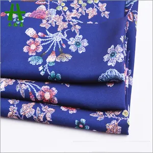 Mulinsen Textile Floral Paper Print 100% Polyester Chiffon Saree Fabric For Headband