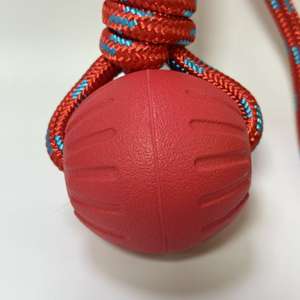 Palla da Addestramento per Cani di Taglia Grande, 9CM, Alla Moda, Carina, Moderna, in EVA Resistente, Rossa, per Uso Interno ed Esterno, Giocattolo Interattivo da Masticare - Product Image 3