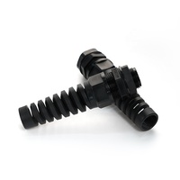 Passe-câble en plastique à filetage long en nylon PA66 avec décompression de tension, pour fournisseurs de bocaux, M8 M10 M12 M16 M20 M25 M33 M36