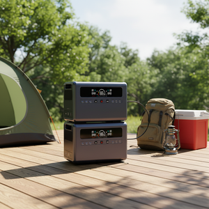 สถานีพลังงานสำรองแบบพกพา LiFePO4 ขนาด 2400W 4608Wh 5kWh ระบบกักเก็บพลังงานสำหรับบ้าน ใช้สำรองไฟสำหรับเครื่องกำเนิดพลังงานแสงอาทิตย์ ระบบออฟกริด สำหรับ iPad และอุปกรณ์พกพา รองรับ OEM - Product Image 3