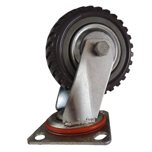 Fábrica Heavy Duty 4 5 6 8 Polegada Roda Quente À Prova de Vento Antiderrapante Ball Bearing Tipo Heavy Duty Rodízios Adequado para Carrinhos Flatbed - Product Image 2