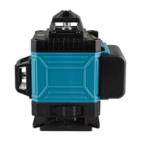 Niveau laser rotatif 4D 360° à lumière verte 16 lignes avec précision de 0,2 mm et portée de 10-20 m