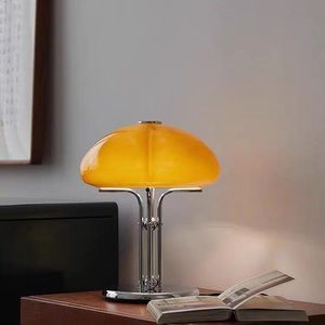 Lámpara de mesita de noche Retro Premium XZM con diseño de seta, calabaza de Metal, <span class=keywords><strong>estilo</strong></span> <span class=keywords><strong>Bauhaus</strong></span> de Corea del Sur para decoración del hogar y dormitorio - Product Image 6