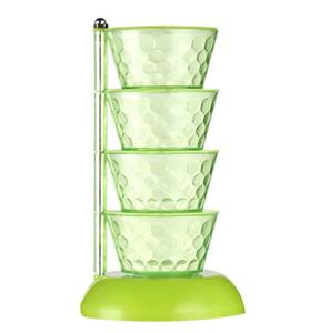 Scatola di immagazzinaggio di condimento per spezie rotante forniture da cucina in plastica contenitori per condimenti trasparenti barattolo per zucchero sale pepe cumino - Product Image 5