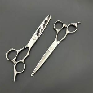 Ciseaux à effiler les cheveux CNC 62 mm en acier inoxydable VG10 pour droitiers, usage professionnel, lame standard, design à dents en V - Product Image 4