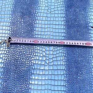 कस्टम नीले मगरमच्छ चमड़े के शीर्ष परत cowhide के विंटेज मगरमच्छ प्रिंट चमड़े - Product Image 6