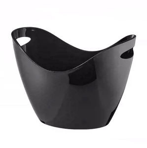 ถังน้ำแข็งพลาสติกใส4L ทันสมัยคีบแช่ไวน์แบบสั่งทำสำหรับเครื่องดื่มเบียร์แชมเปญความจุขนาดใหญ่สำหรับปาร์ตี้ของขวัญ - Product Image 6