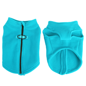 2021 New Wholesale Pet Kleidung Zubehör Hund Winter Weste Warme Weste Zip Up Hund Fleece Mantel Jacke - Product Image 5