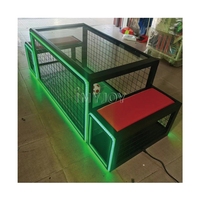 Mini table de luxe pour 2 joueurs, bataille interactive arcade, lumière LED, bureau, jouet de football, jeu de table
