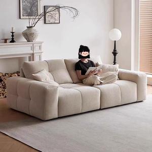 Sofá Seccional de Tela, Moderno, Tapizado, con Brazos Acolchados, Mueble Práctico para Sala de Estar - Product Image 4