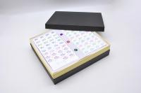 Caja de Almacenamiento de Mahjong de Estilo Americano Simple y de Lujo, Adecuada para Regalos, Fácil de Guardar, Antideslizante y Firme