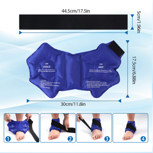 Productos para el cuidado de la salud, Gel para terapia de frío y calor, pies y tobillos reutilizable para paquete de hielo, envoltura para lesiones - Product Image 6