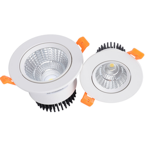 Projecteur encastré COB commercial 12W24W Réglable 3 températures de couleur avec télécommande IP54 Anti-éblouissement pour l'éclairage commercial - Product Image 2