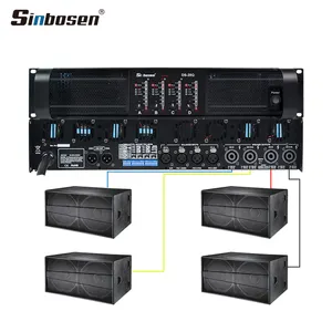 Capacitor upgrade DS-20Q 4 channel 20000 watt professional power amplifier for 18 inch subwoofer.