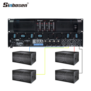 Sinbosen 2 input 6 output L R Low mid high Audio processing crossover ...