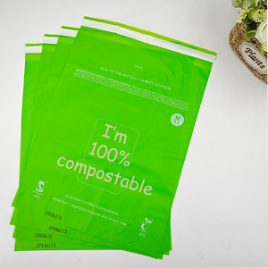 Extra dikke 2,5 mil 100% composteerbare verzendzakken voor expresskoeriers, afbreekbaar, op maat ontworpen, milieuvriendelijke poly enveloppen - Product Image 5