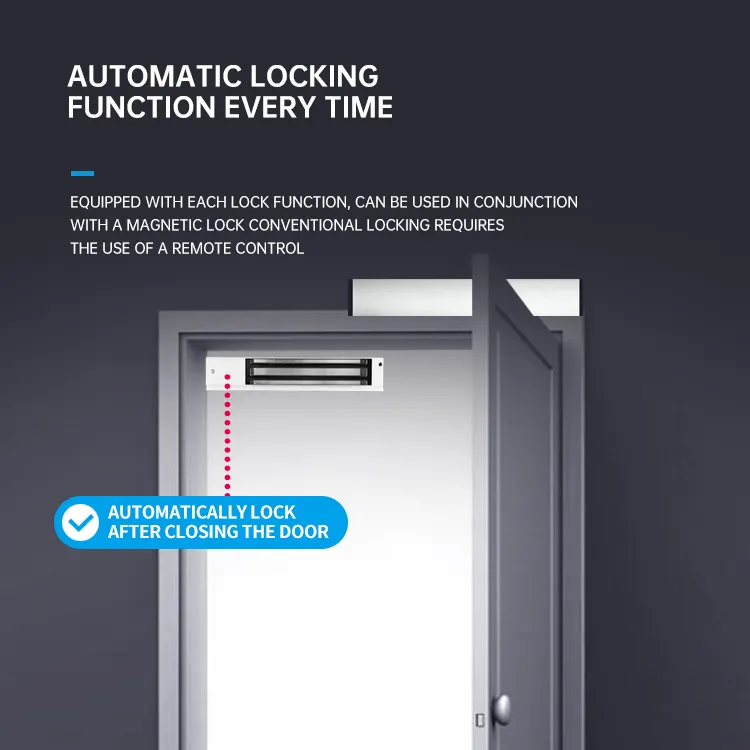 CMD-600 165KG Aluminium verdeckter inländischer automatischer Schwingt ür öffner mit fern gesteuertem Zugangs kontroll system