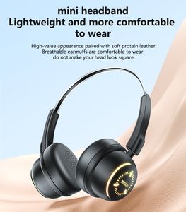 سماعة رأس لاسلكية Yesido BT5.4 مع إضاءة ملونة، مكالمات عالية الجودة، صوت HIFI، سماعة أذن لاسلكية BT طراز EP15 - Product Image 4