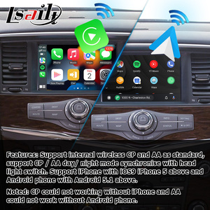 Lsailt không dây Carplay <span class=keywords><strong>Android</strong></span> giao diện tự động hộp cho Nissan tuần tra Y62 Intouch hỗ trợ gương liên kết - Product Image 4