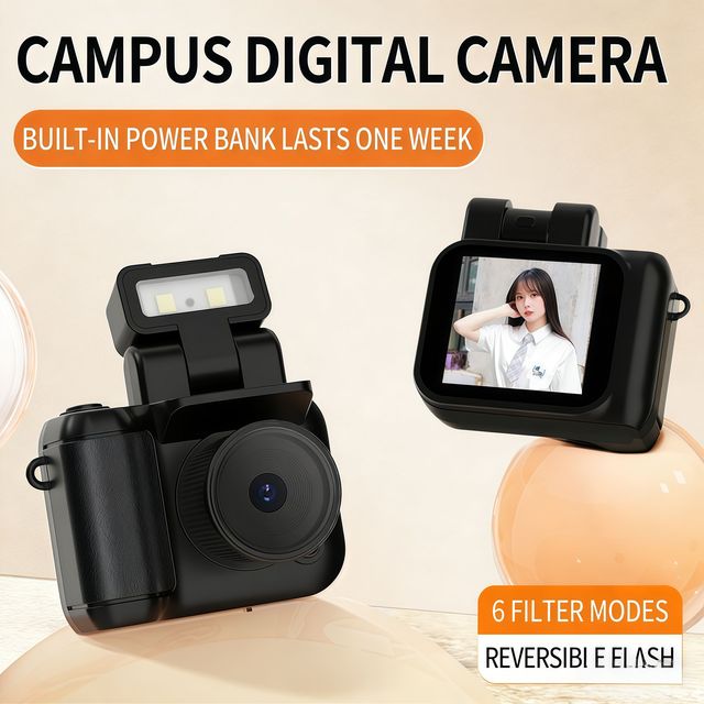 Cheap DBS Y4000 Mini 1080P Digital Camera Anti-Shake 1.44" Screen TF Card Support CMOS Waterproof/Shockproof <2x Optical Zoom