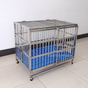 MT MEDICAL Vente en gros de cages pour chiens en acier inoxydable, robustes, à tubes carrés, pliables, pour usage intensif - Product Image 3
