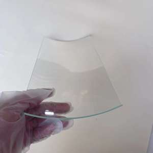 Resistente alle alte temperature 450 gradi di piegatura del calore vetro temperato piccolo raggio arco di vetro camino <span class=keywords><strong>a</strong></span> <span class=keywords><strong>gas</strong></span> anatra forno piegatura vetro - Product Image 6