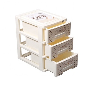 Organisateur de bureau, boîte de <span class=keywords><strong>rangement</strong></span> à tiroirs en <span class=keywords><strong>plastique</strong></span> à 3 niveaux, petite taille, pour la maison et le bureau - Product Image 1
