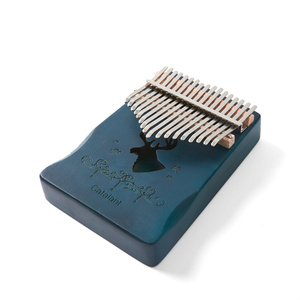 Kalimba en acajou africain à 17 touches, piano à doigts, jouet éducatif avec sac de transport et marteau d'accordage - Product Image 5