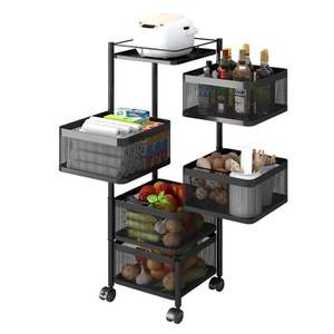 Verf <span class=keywords><strong>2</strong></span> Lagen Roestvrijstalen Voedsel 4 <span class=keywords><strong>Tier</strong></span> Opslag 3 Lagen Metalen Rek Keuken Kar <span class=keywords><strong>Trolley</strong></span> Met Wielen - Product Image 6