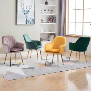 Neues Design Samt Arm Shell Stuhl Luxus Wohnzimmer Moderner Luxus Einzels ofa Freizeit stuhl