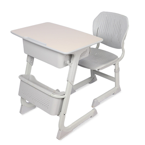 Ensemble Chaise et Bureau Compact pour Élève, Hauteur Réglable, Plateau en Bois, Idéal pour Écoles Primaires, Collèges et Enfants - Product Image 4