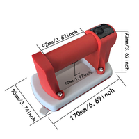 Ventouse électrique portable de 90 kg pour le levage de carreaux, de pierre et de marbre