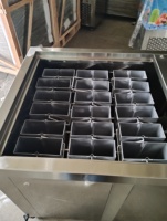 Machine à fabriquer des blocs de glace commerciaux alimentée par panneaux solaires, en acier inoxydable, pour applications aquacoles et de produits de la mer en zone isolée