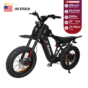 En Stock en EE. UU., Envío Gratis, Motocicleta de Alta Velocidad de 60 KM/H, 60V 2000W, Moto Deportiva de 20 Pulgadas y 7 Velocidades para Adultos - Product Image 5