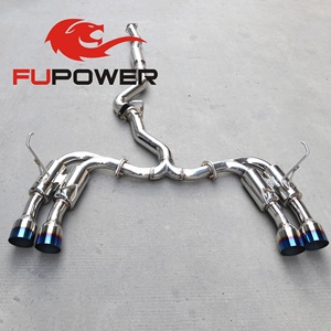 Escape Trasero de Acero Inoxidable <span class=keywords><strong>INVIDIA</strong></span> Gemini R400 con Cuatro Salidas para Subaru WRX / STI 2015-2019 - Product Image 1