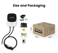 Cargador de Vehículos Eléctricos de 22kw, Montado en Pared, 32A, Carga Rápida, Estación de Carga para Coche Eléctrico, Aplicación Inteligente para el Hogar, WIFI, OCPP, para BYD Seal Modelo S Y OEM