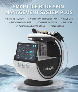 Nuevo negro inteligente agua oxígeno limpieza profunda cuidado de la piel profesional dermoabrasión máquina de belleza analizador de piel máquina Facial - Product Image 2