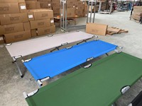 Lit pliant de grande taille avec installation et démontage faciles, supporte les adultes, idéal pour le camping, la détente, le sommeil en position surélevée, les invités