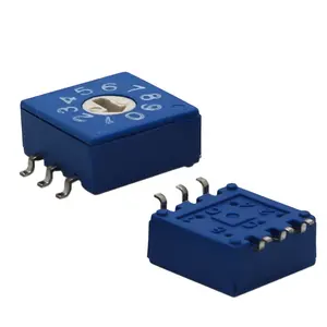 Factory Direct Rotary Switch RB Series 10-digit SMD Type Micro-dial Digital Code Rotary Switch