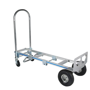 Langlebiger 450kg Aluminium legierung Faltbarer Handwagen Cabrio <span class=keywords><strong>Hand</strong></span> Dolly Utility Cart für die Lager logistik - Product Image 3
