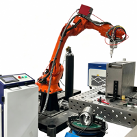 HJZ Roboter-Laserschweißmaschine Automatische Schweißmaschine Roboter mit CE CNC Benutzerfreundlicher Lichtbogenschweißroboter