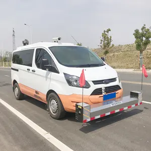 סורק כבישים ברזולוציה גבוהה תמונות שורות שנאספו תחת מצב דינמי נוף מצלמה אחת מערכת ניהול נכסי כביש