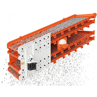 Crible vibrant 30-275t/h, alimentation 400mm, machine de criblage à 3 étages pour l'usine de calibrage de pierres de carrière 3YK1548