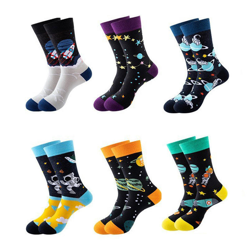 Xianghui Wholesale Autumn and Winter Original Fall Geometric Animal Creative High Quality Colorful Crew Unisex Fashion Socks