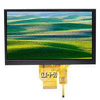 Modul Layar LCD Panel Sentuh Kapasitif TFT 7 Inci dengan Antarmuka 50PIN 24 Bit Resolusi 800x480 IC Driver HX8664B