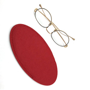 Étui à lunettes ovale en feutre créatif, personnalisable, sac de rangement pour lunettes décontracté et élégant, pochette de voyage pour lunettes. - Product Image 4