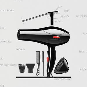 Secador de Pelo Iónico con Difusor para Rizos y Ondas Naturales, Mejora la Textura del Cabello, Uso Doméstico - Product Image 3