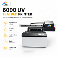 Impresora UV de Cama Plana 3ALPS Nueva A1 6090 con Escáneres para Impresión en Tarjetas, Cuero y Pantallas