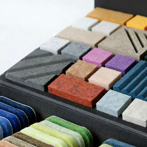 Panneaux Acoustiques Écologiques Haute Performance Artistiques Modernes à Motif Vague Décor Mural en <span class=keywords><strong>Relief</strong></span> 3D pour Salle de Sport Hôtel Restaurant - Product Image 6