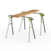 Chevalet pliant métallique réglable en hauteur, le plus vendu, support portable pour banc de travail de menuiserie